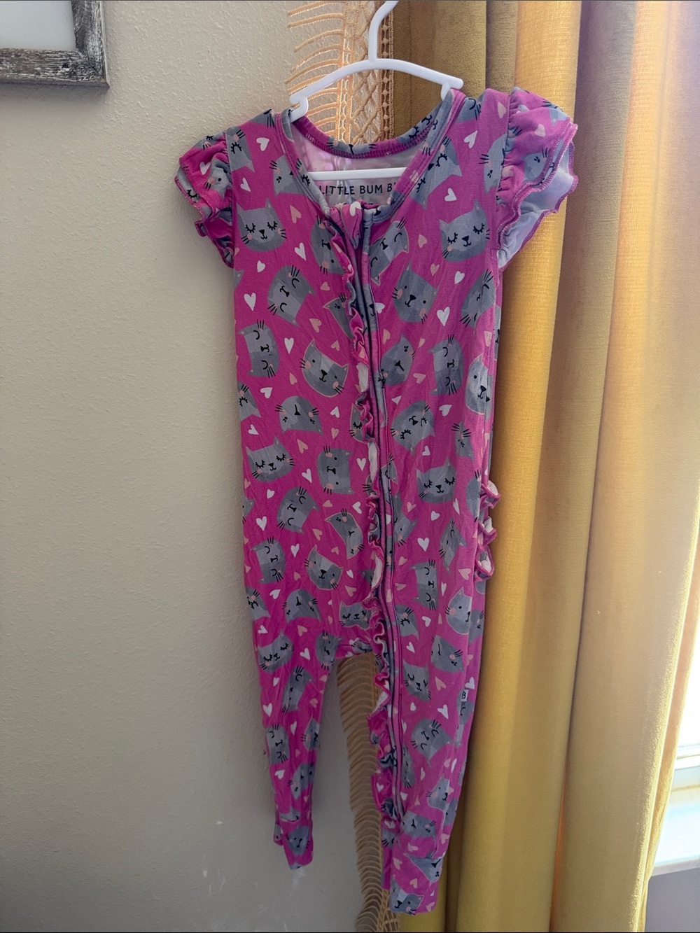 Little bum bums 2t bamboo short sleeve zippy